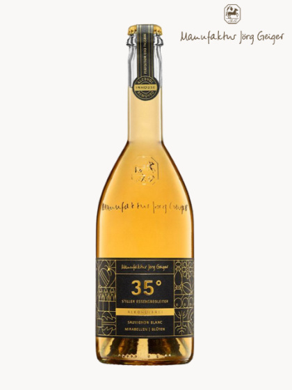35° SAUVIGNON BLANC & ŚLIWKA MIRABELKA & KWIATY - Białe Wino Bezalkoholowe & Owoce & Zioła