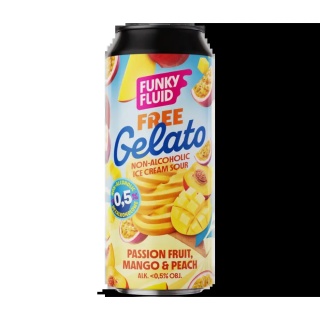 FUNKY FLUID Free Gelato - Piwo Bezalkoholowe Marakuja | Mango