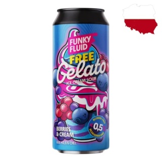 FUNKY FLUID Free Gelato - Piwo Bezalkoholowe Berries | Cream