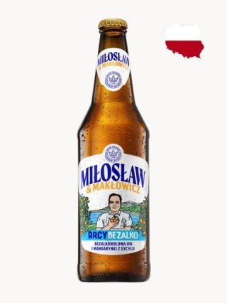 MIŁOSŁAW & MAKŁOWICZ - Piwo Bezalkoholowe IPA | Mandarynki