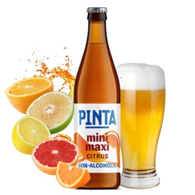 PINTA MINI MAXI HAZY CITRUS - Piwo Bezalkoholowe Fruit ALE