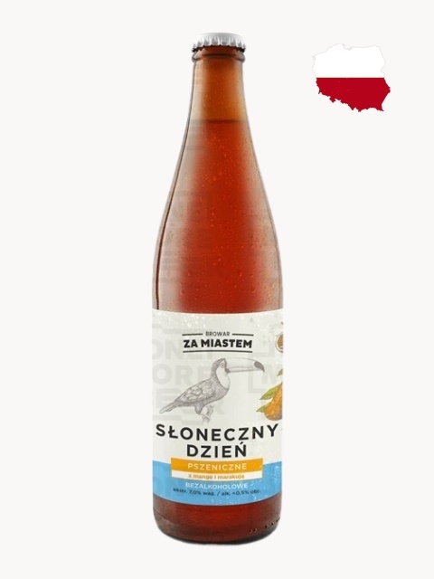 ZA MIASTEM SŁONECZNY DZIEŃ - Piwo Bezalkoholowe Pszeniczne Marakuja | Mango ZA MIASTEM SŁONECZNY DZIEŃ - Piwo Bezalkoholowe Pszeniczne Marakuja | Mango